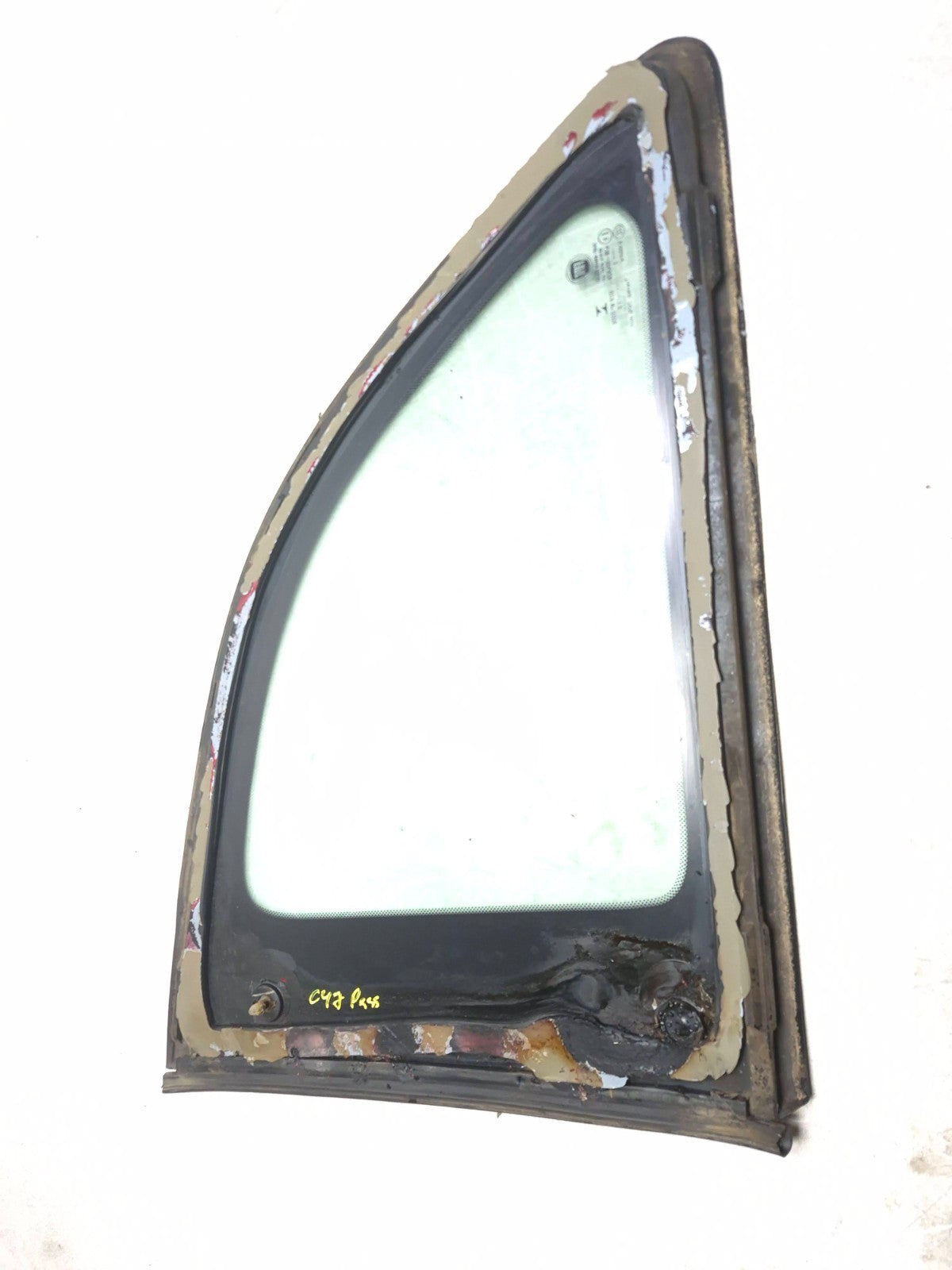 2013 Fiat 500 Turbo Passenger Side Quarter Window OEM