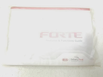 2018 Kia Forte Owner's Manual Book 3pcs OEM