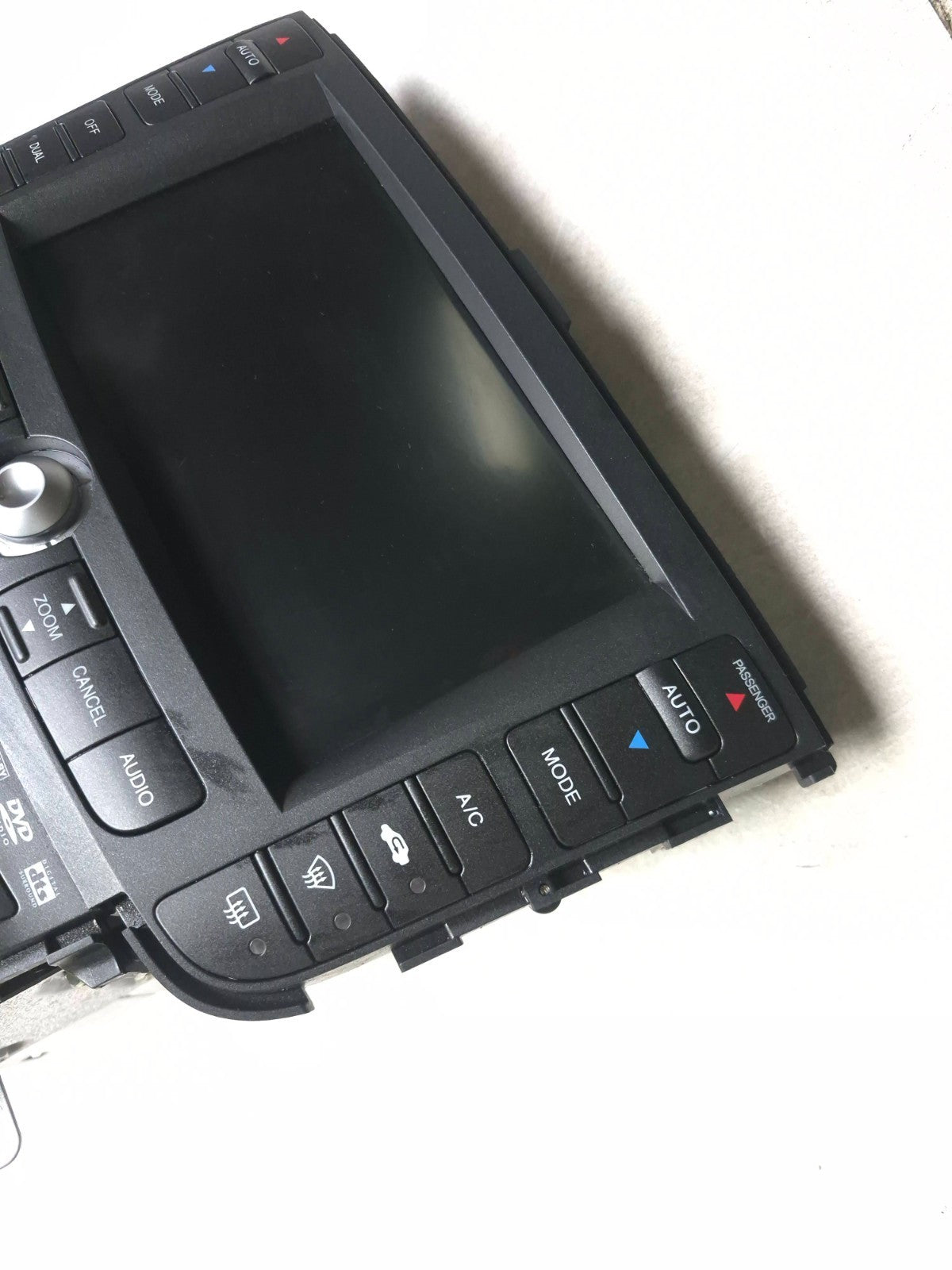 2007 Acura Tl Type-s Information Nav Display Screen & Audio Equipment Radio  OEM