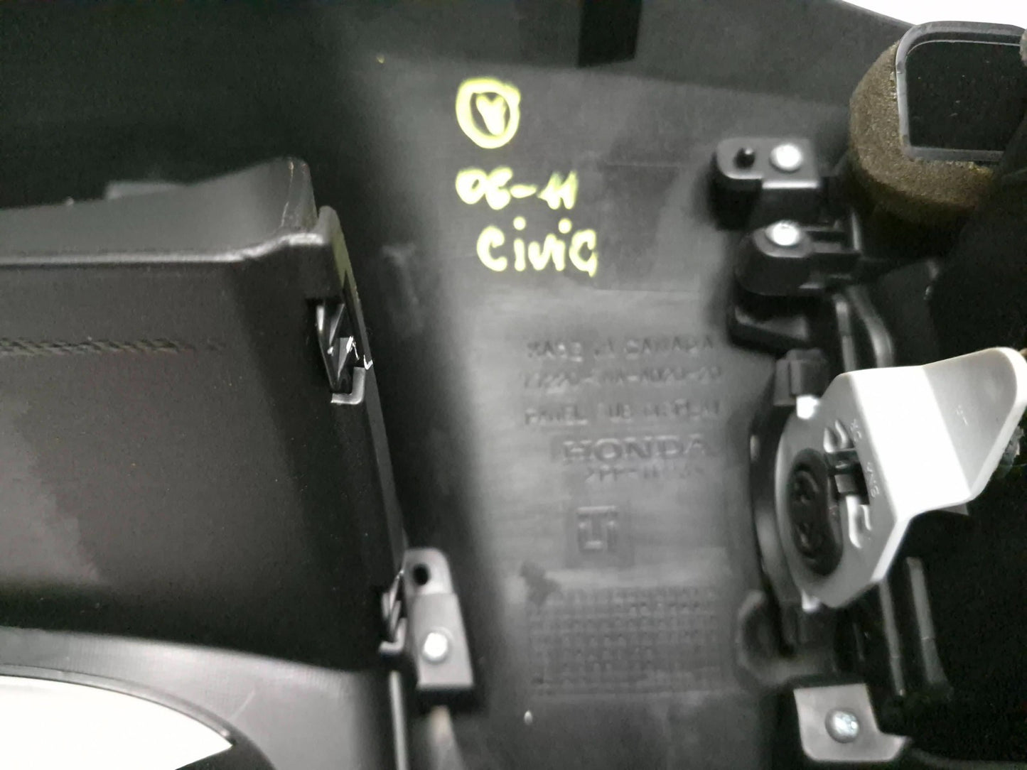 2009 Honda Civic Coupe Instrument Dash Trim Bezel OEM