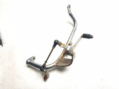 1993 Yamaha Virago Xv750 Shift Pedal Left & Right Footrest Bracket Pair OEM