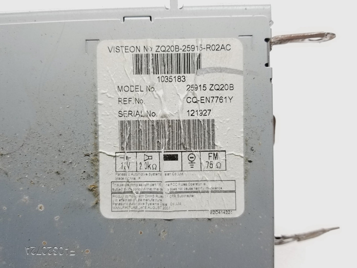 2008 Nissan Armada Receiver AM FM Stereo 6 Disc Bose OEM