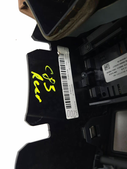 2011 BMW 750li Center Console Rear Trim Air Vent & Controls OEM