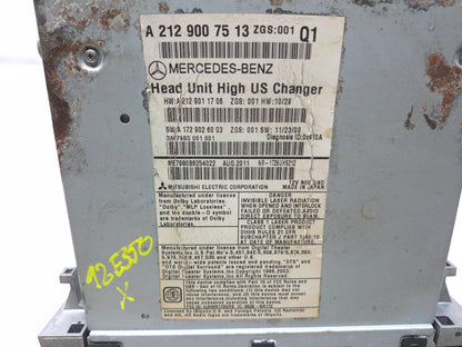 2012 - 2013 Mercedes W212 E350 Radio Cd Changer Head Unit Receiver Panel OEM