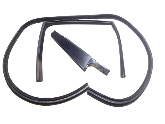 2017 Jaguar Xe Rear Left Door Window Weatherstrip Seal OEM
