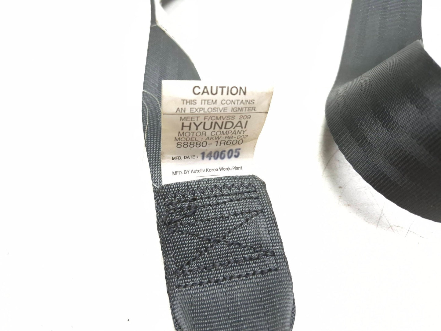 2014 Hyundai Accent Seat Belt Retractor Front And Rear 3pcs OEM