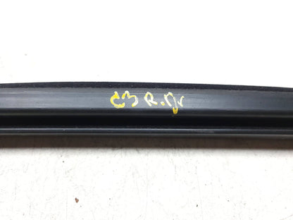 2009 - 2013 Infiniti G37 Upper Door Glass Weatherstrip Rear Driver Side Left OEM