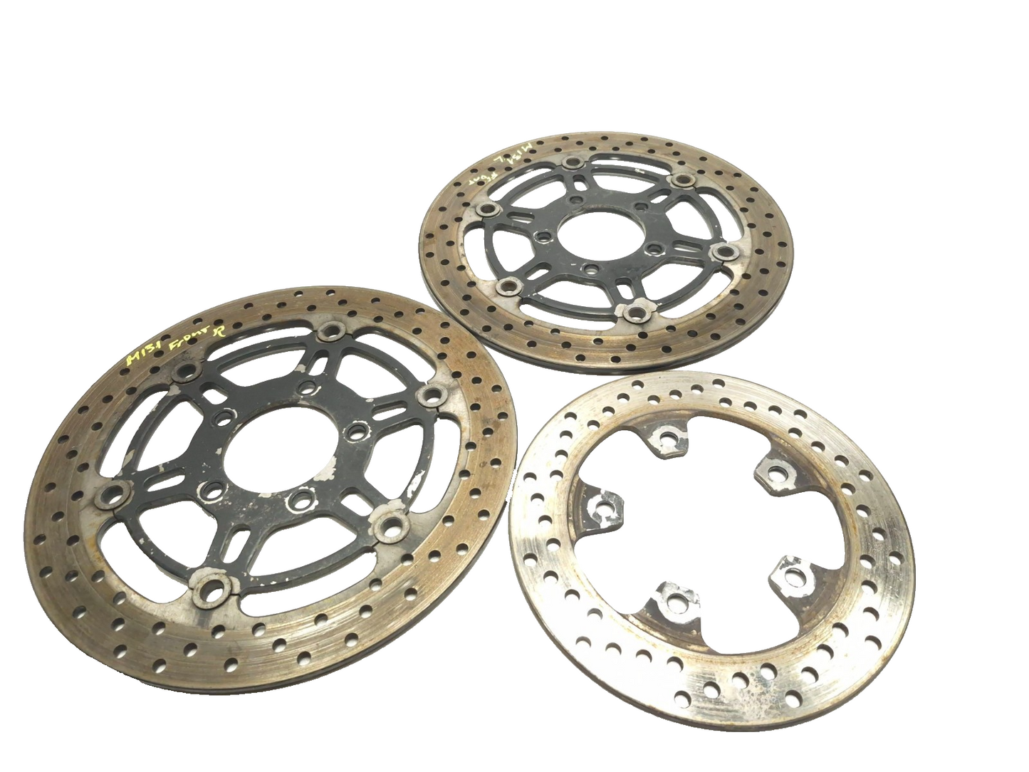 2003 Suzuki Sv 650 Brake Disc Rear & Front 3 Pcs OEM