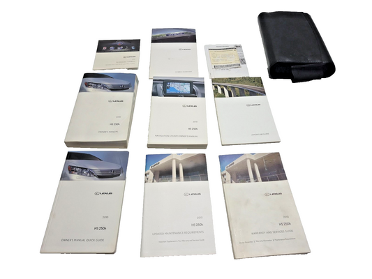 2010 Lexus Hs250h Owners Manual W/ Case OEM