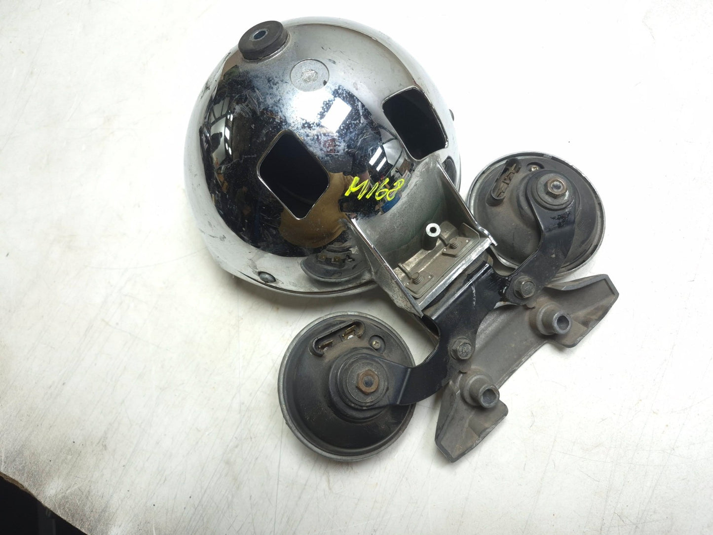 1991 Kawasaki Vulcan 500 En500 Headlight W/ Horn Assy OEM