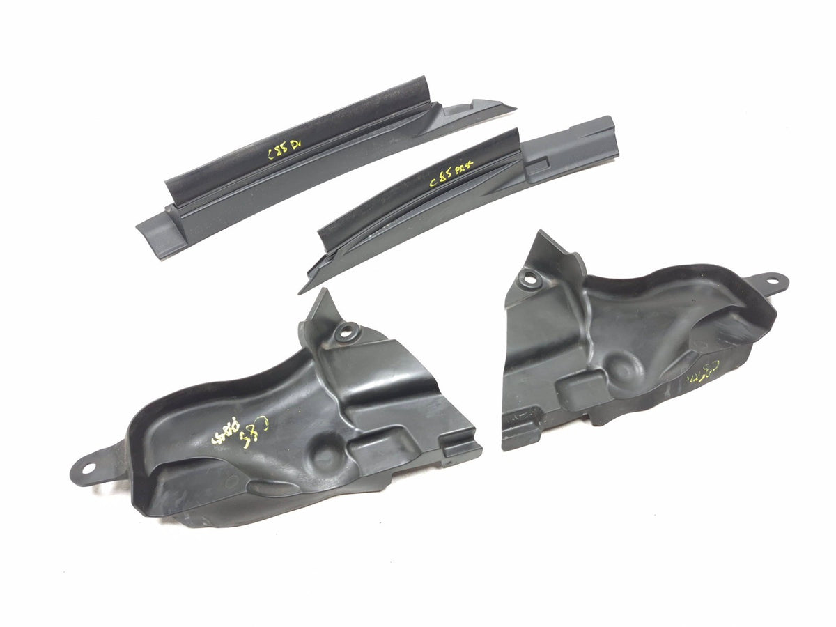 2022 Tesla Model 3 Front Cowl Trim Extension & Strut Tower Cover 4psc OEM
