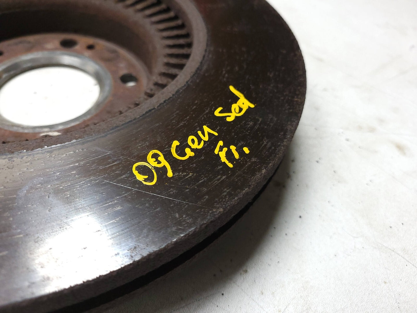 09-12 Hyundai Genesis Front Brake Rotor Disc 2pcs OEM 4.6l