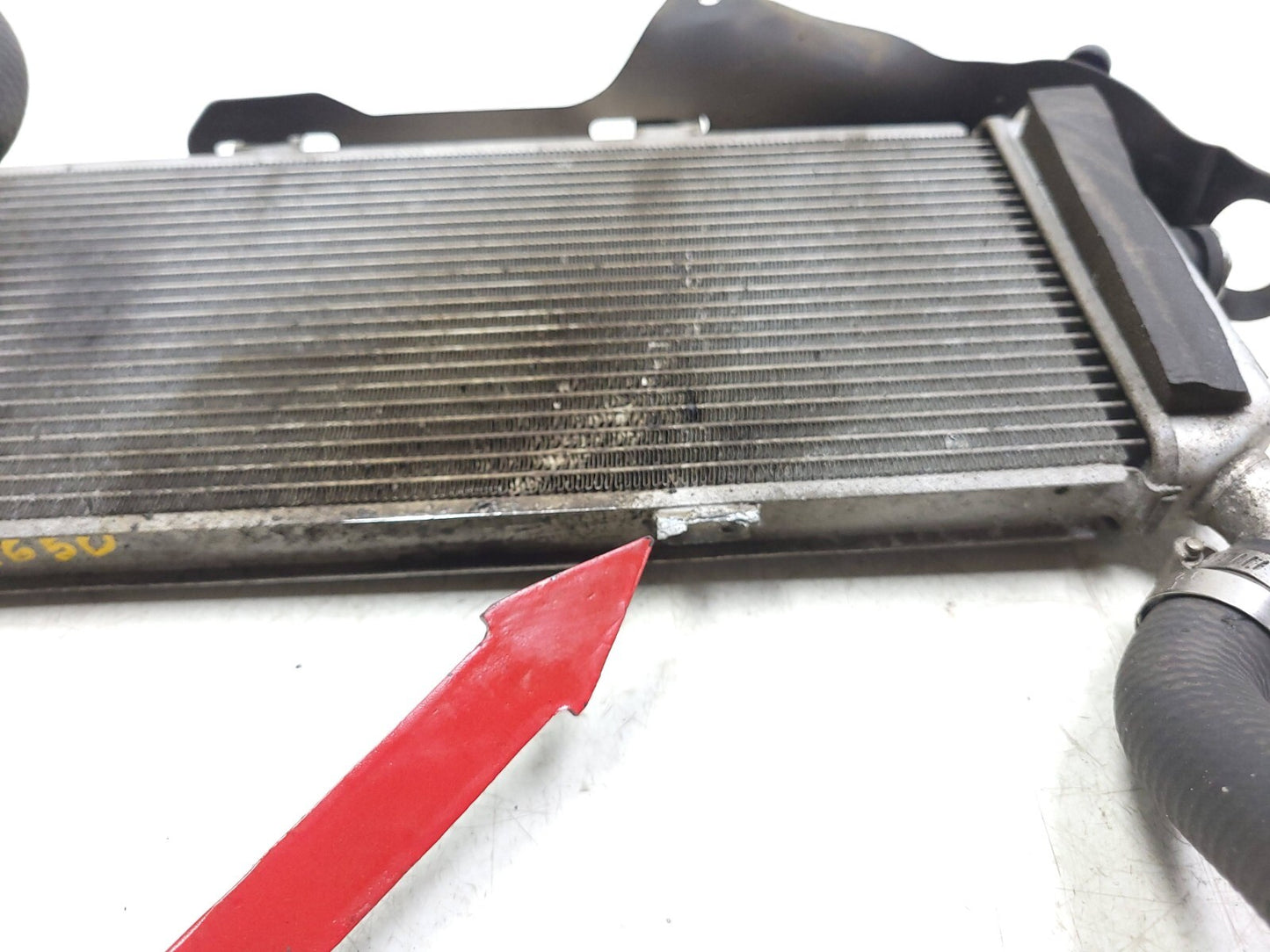 2012 - 2016 Kawasaki Ex650 Ninja 650 Coolant Water Radiator *broken 1 Tab*