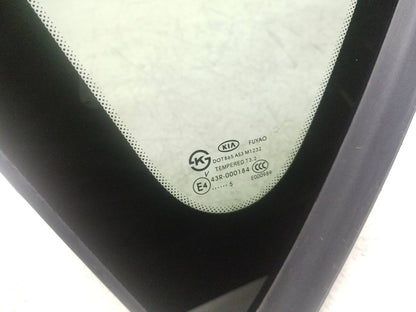 2014 - 2019 Kia Soul Door Vent Window Glass Rear Driver Side Left OEM