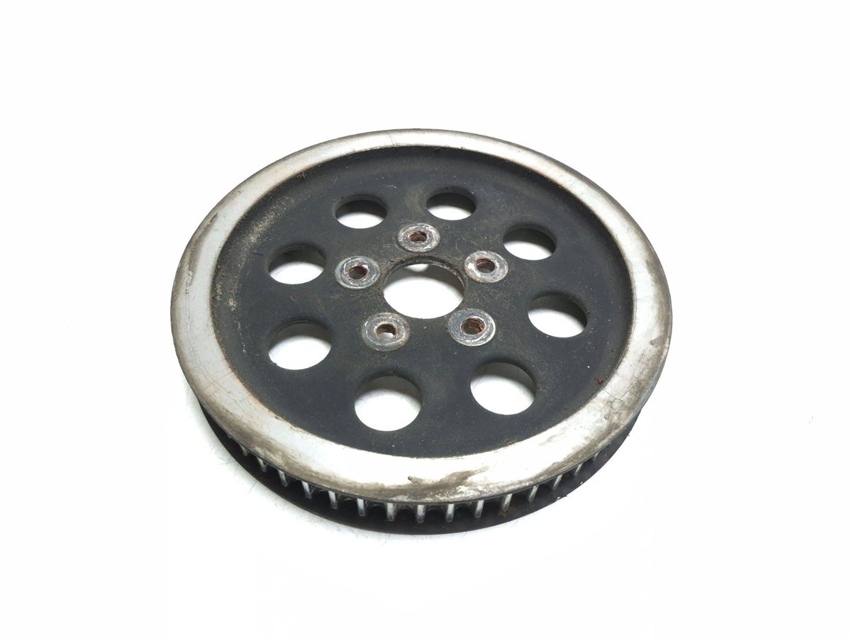 1998 Harley Sportster Xl1200 Xl883 Rear Belt Pulley Sprocket W/ Cover & Belt OEM
