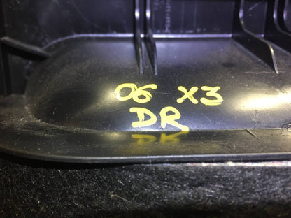 04 05 06 07 08 09 10 BMW X3 E83 Rear Left Driver Side Cargo Carpet Trim OEM D34