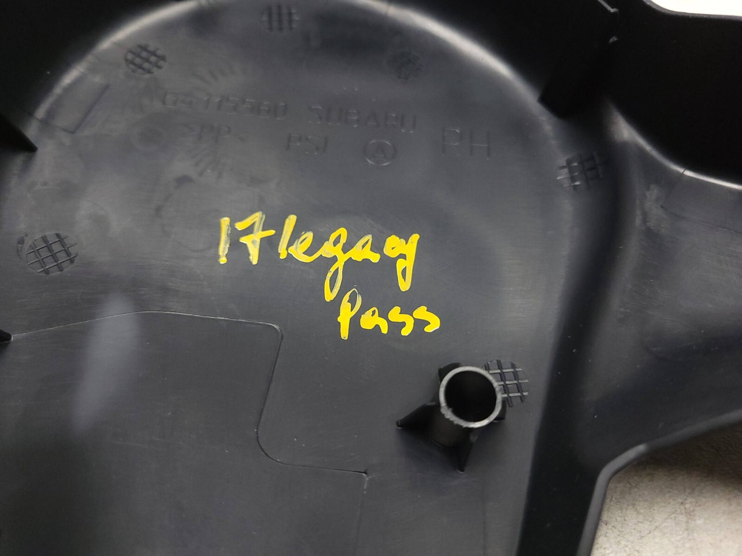 2015 - 2019 Subaru Legacy Front Seat Side Cover Trim Passenger Right 5pcs OEM