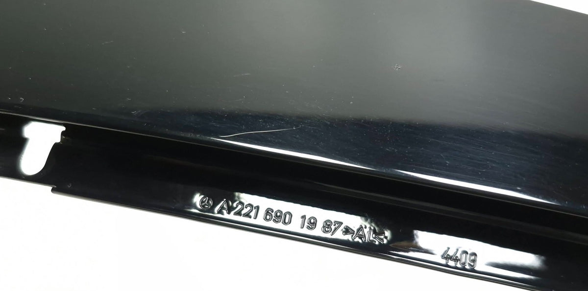 2011 Mercedes S400 W221 Door Pillar Applique Molding Front & Rear 4pcs OEM