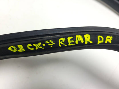 2009 Mazda Cx-7 Rear Driver Door Weatherstrip Seal 2pcs OEM