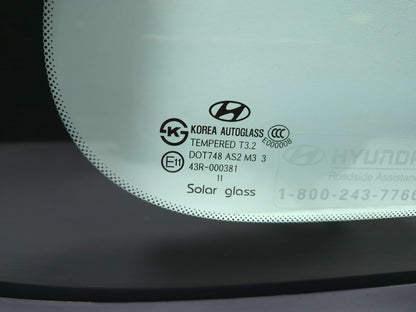 2013 Hyundai Genesis Coupe Rear Quarter Vent Glass Driver Side Left OEM