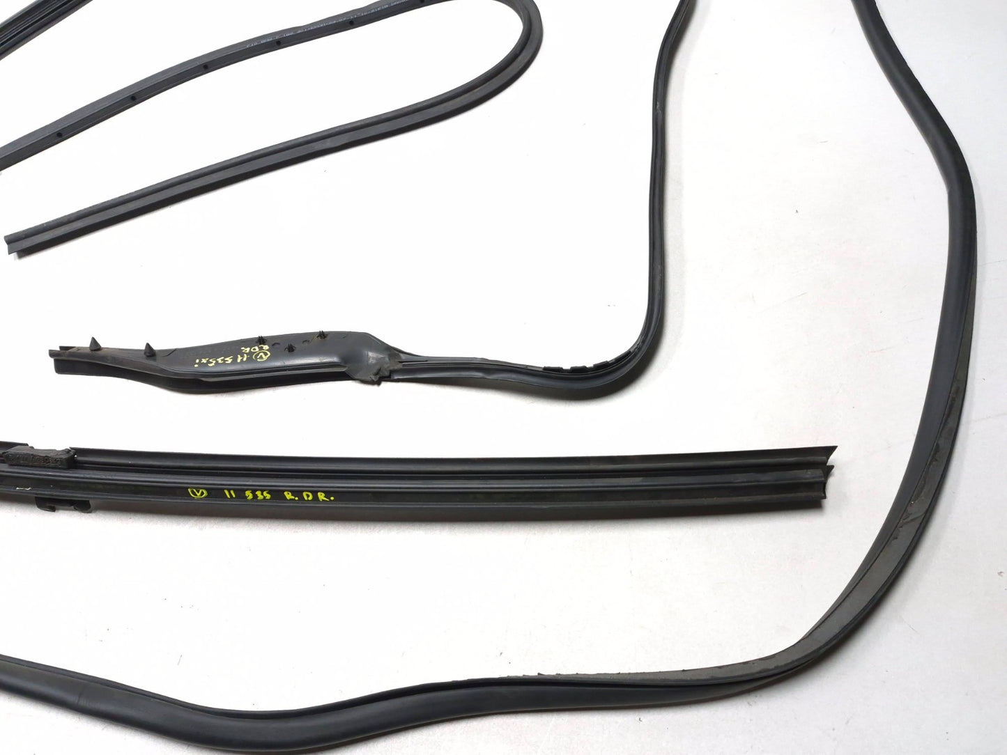 2011 BMW 535i F10 Rear Door Window Belt & Weatherstrip Seal Driver Side Left OEM
