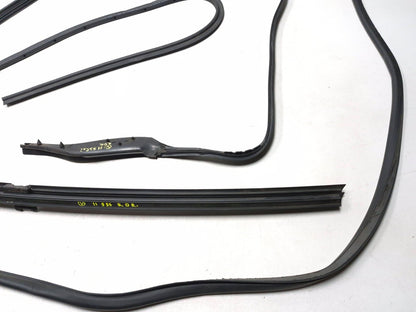 2011 BMW 535i F10 Rear Door Window Belt & Weatherstrip Seal Driver Side Left OEM