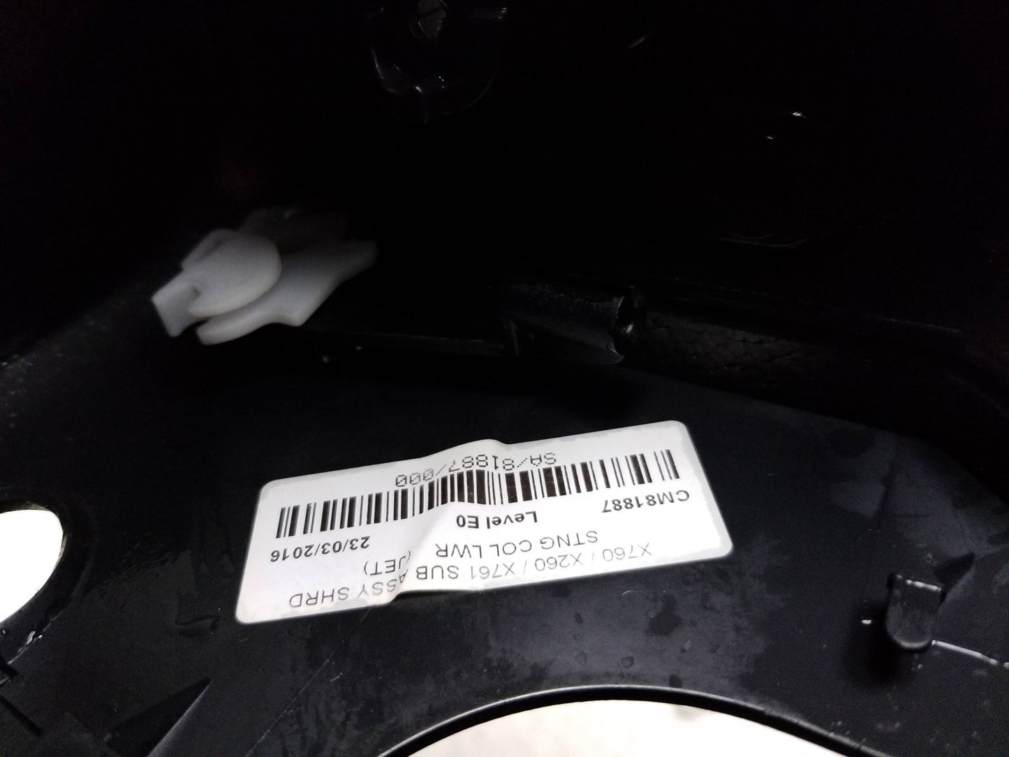 2017 Jaguar Xe Steering Column Shroud Trim Cover OEM Gx73-3f900-ac