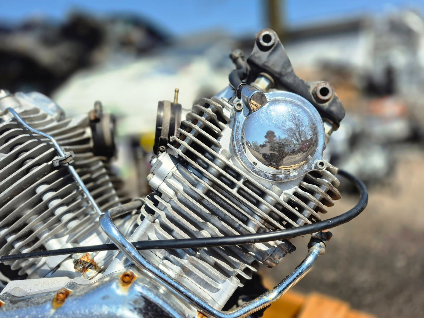 1993 Yamaha Virago Xv750 Engine Motor OEM