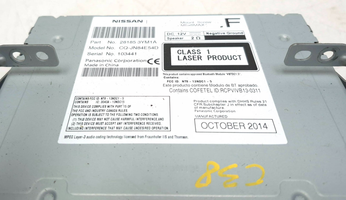 2015 Nissan Juke Am/fm Radio Cd Player  OEM