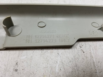 11 Saab 9-3 Seat Side Trim W/ Guide Sleeve & knob Front Passenger Side Right OEM