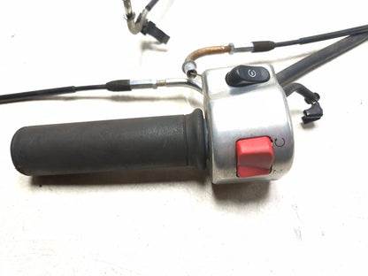 2003 Kawasaki Vulcan Vn1600 Right Handlebar Switch & Throttle Cable Grip OEM