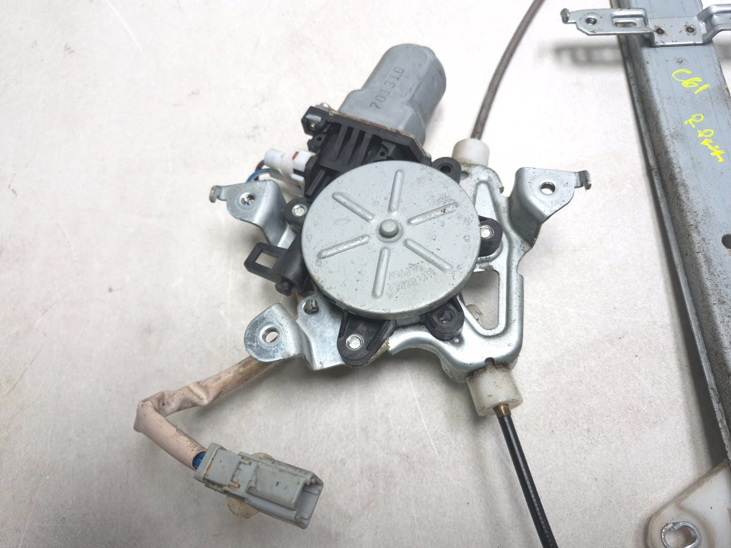 2007 Honda Fit Rear Door Window Regulator Motor Passenger Side Right OEM