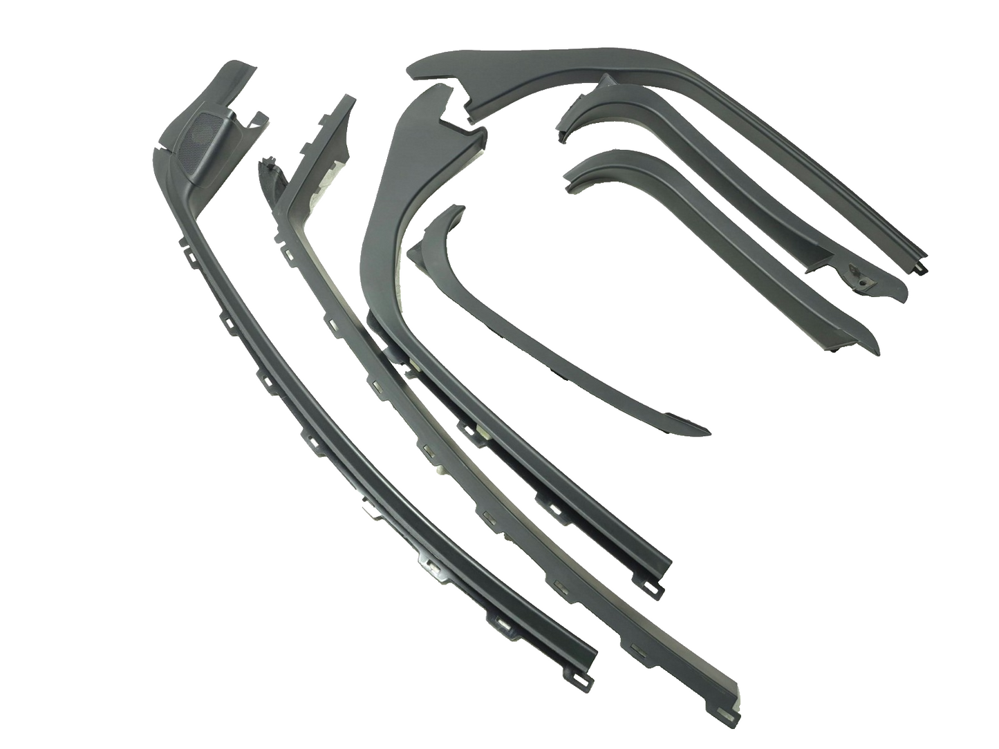 2013 Ford Focus Door Window Frame Trim Cover Front & Rear 7 Pcs OEM