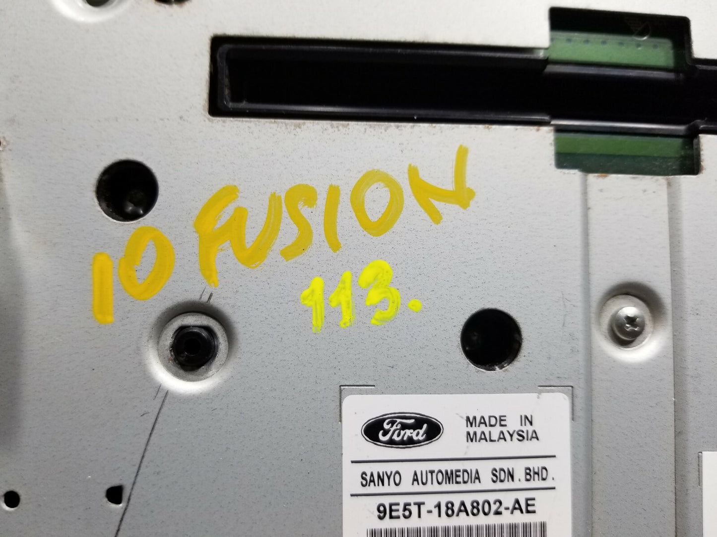 2010 Ford Fusion Radio Control Trim Panel OEM