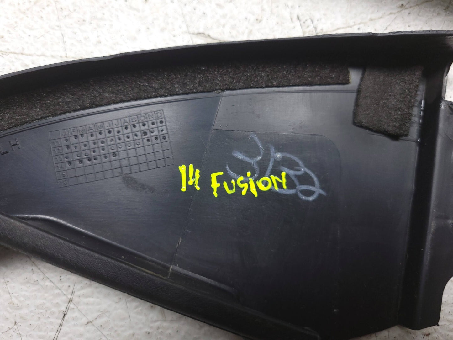 2014 Ford Fusion Door Window Frame Molding Front & Rear 4 Pcs OEM