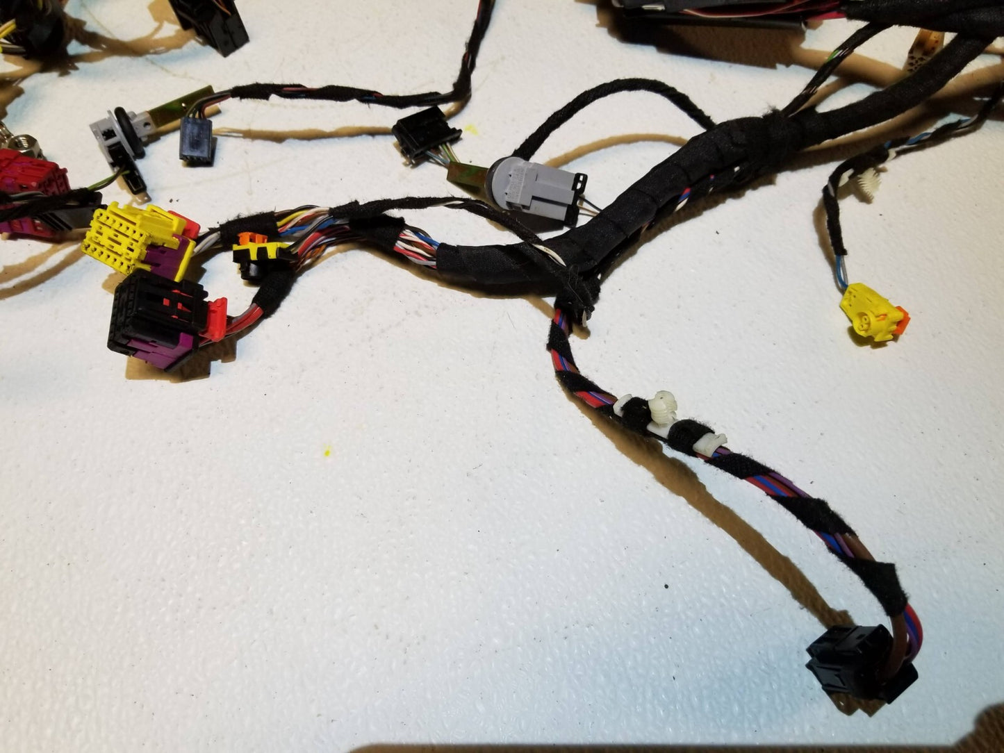 2014 Audi A6 3.0t At Dashboard Dash Wire Wiring Harness OEM