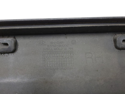 09-12 Hyundai Genesis Rocker Panel Skirt Molding Left & Right Pair OEM Sedan