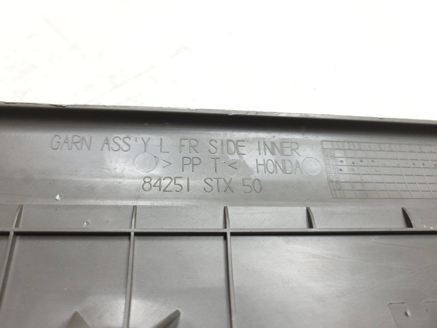 2007 - 2009 Acura Mdx Interior Sill Scuff Trim Cover Pcs 4 OEM