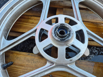 2007 Kawasaki Ninja 250 Ex250 Wheel Rim W/tire Front & Rear Pair OEM