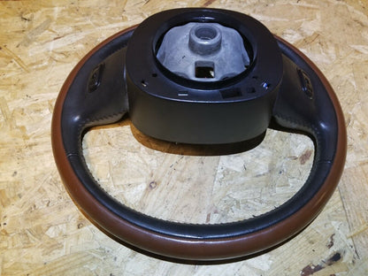12 13 14 15 16 17 Fiat 500 500l Steering Wheel Brown Leather.
