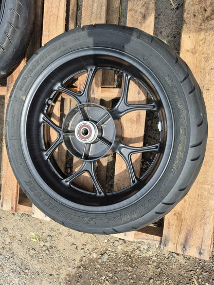2015 Honda Ctx700n Wheel Rim & Tire Front & Rear *straight* OEM