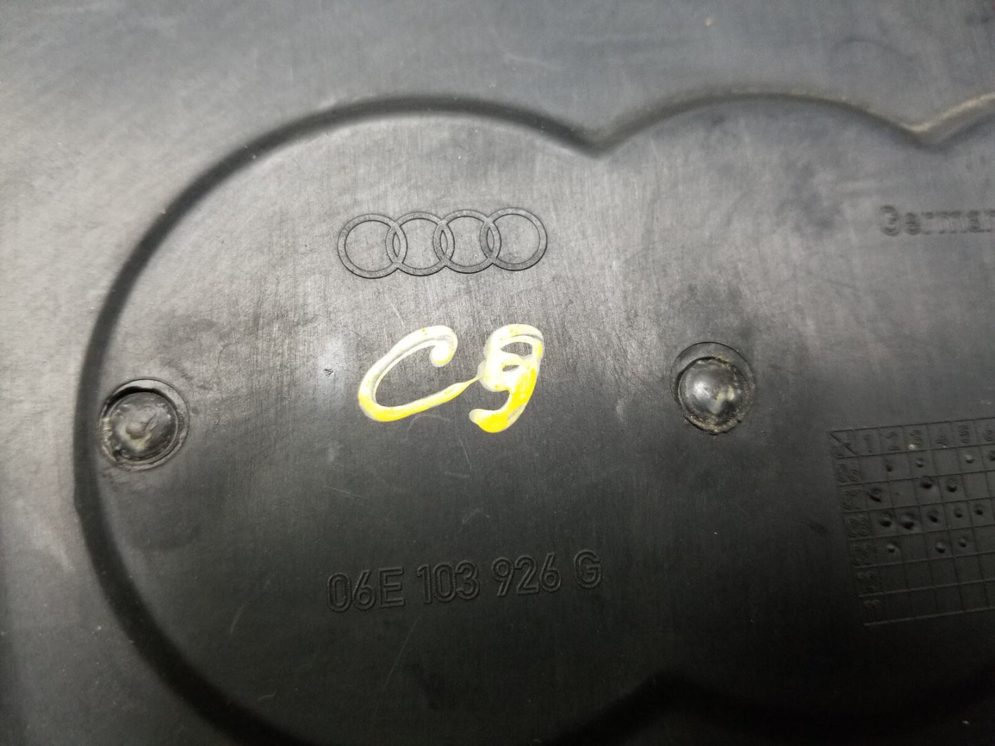 2010 Audi Q5 Engine Cover Trim OEM