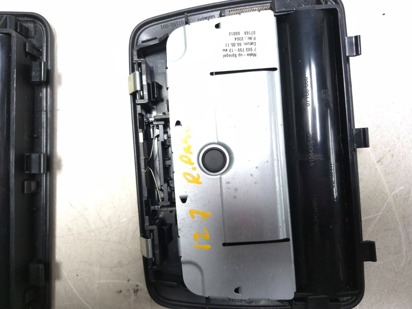2012 BMW 750li Rear Left Right Make Up Vanity Mirror Light Pair Oem✅