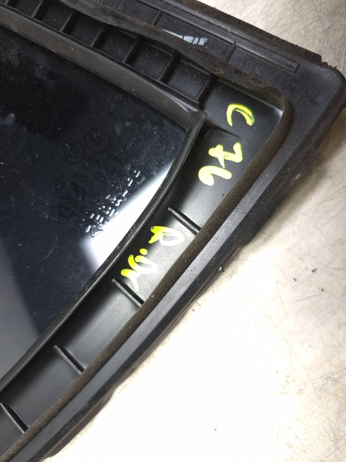 2008 Acura Tl  Rear Door Vent Quarter Window Glass Driver Side Left OEM