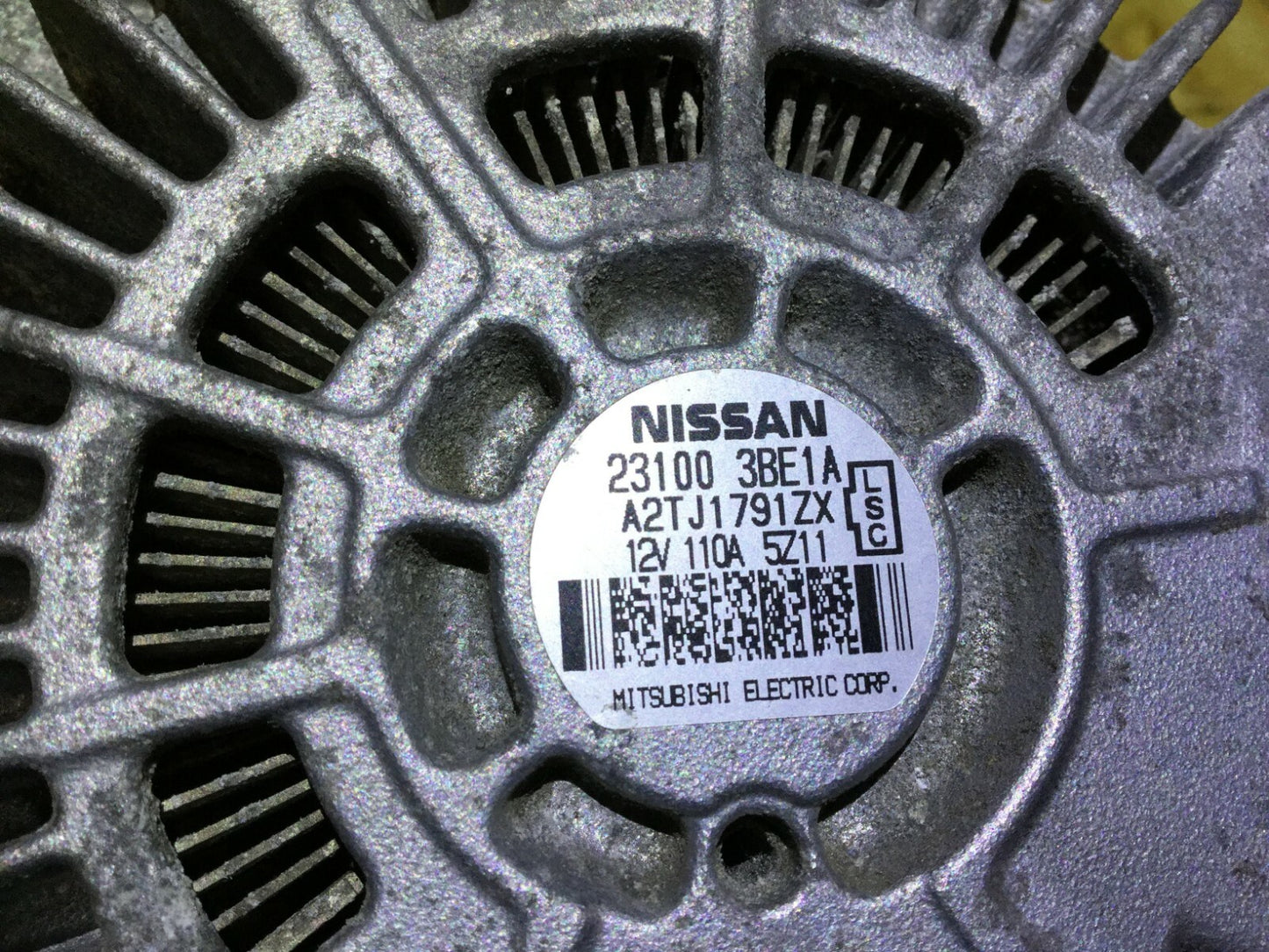 2016 Nissan Versa 1.6l Alternator Generator OEM