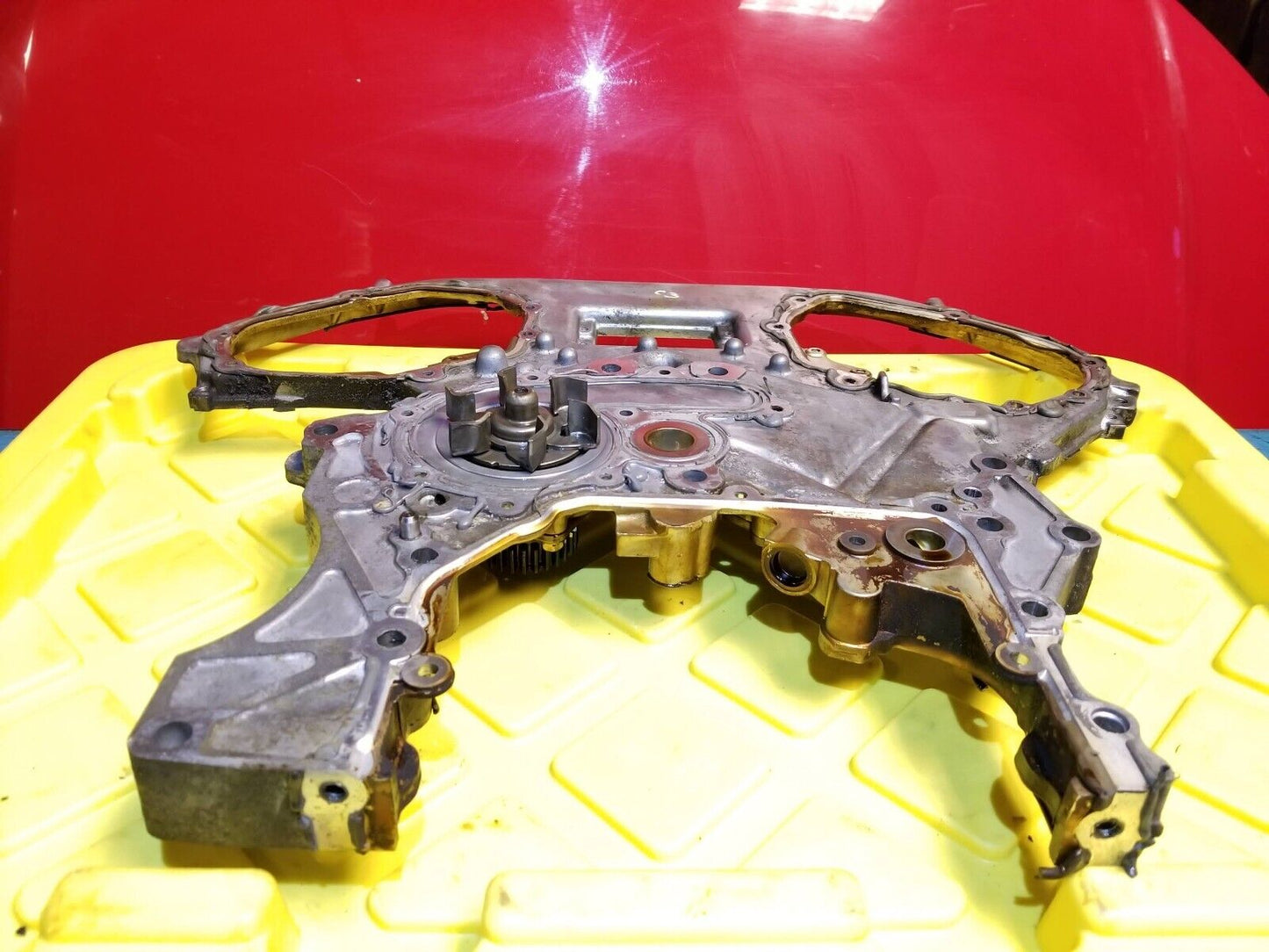 09-13 Infiniti G37 X Engine Rear Timing Cover Vq37vhr OEM ✅