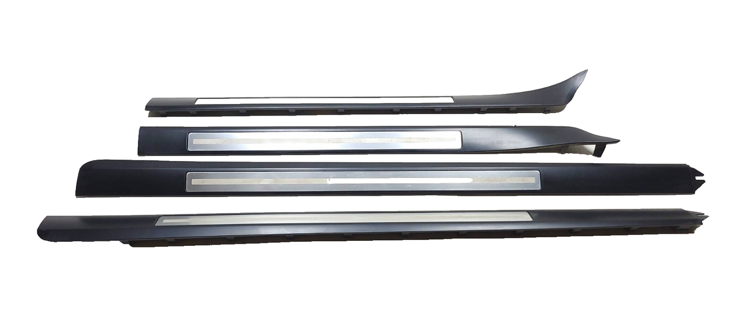 2004 - 2010 Audi A8l Door Sill Scuff Plate Trim 4pcs OEM