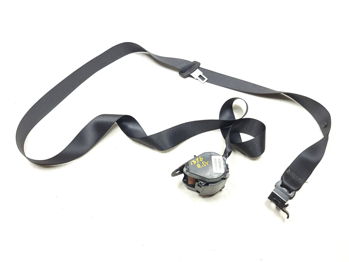 2008 - 2014 BMW X6 E71 Rear Seat Lock Trim & Set Belt Retractor OEM