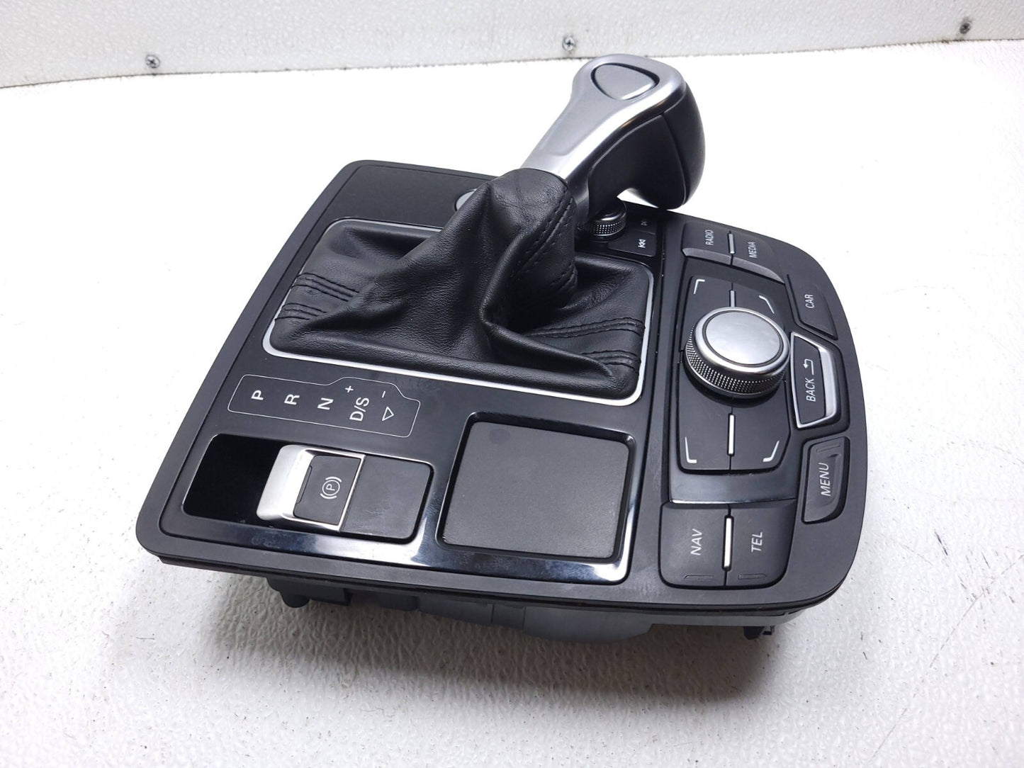 2012 Audi A7 Center Console Switch Panel W/ Shift Knob OEM