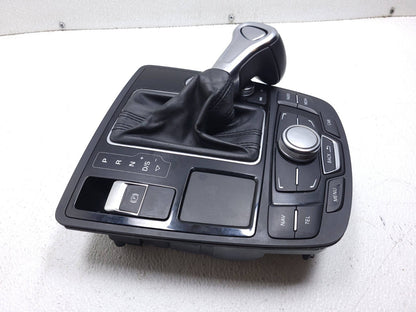 2012 Audi A7 Center Console Switch Panel W/ Shift Knob OEM